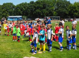 Siegerehrung zum Felsencup der F-Junioren