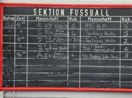 Stellvertretend für alle drei Teams: Turbine nahm die Kabinen auf dem Motorplatz ordentlich in Beschlag