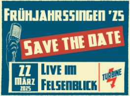 Save the date: Frühjahrssingen am 22.März 2025