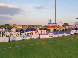 Erneut starker Support der über 50 mitgereisten Turbine-Fans