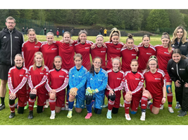 Sachsen-Anhalts U14-Team - Mit dabei: Ida Kunze und Frieda und Luise Schirrmeister