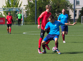Unsere 3.Mannschaft (hier mit Jonas Wehse) verliert 0:2 gegen den Polizei SV