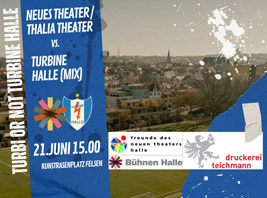 Turbine-Mix-Team empfängt ein Team der Bühnen Halle